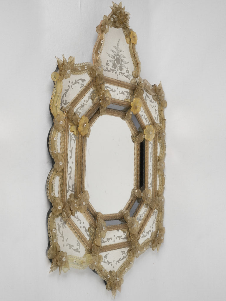 Vintage Venetian ornamental wall mirror