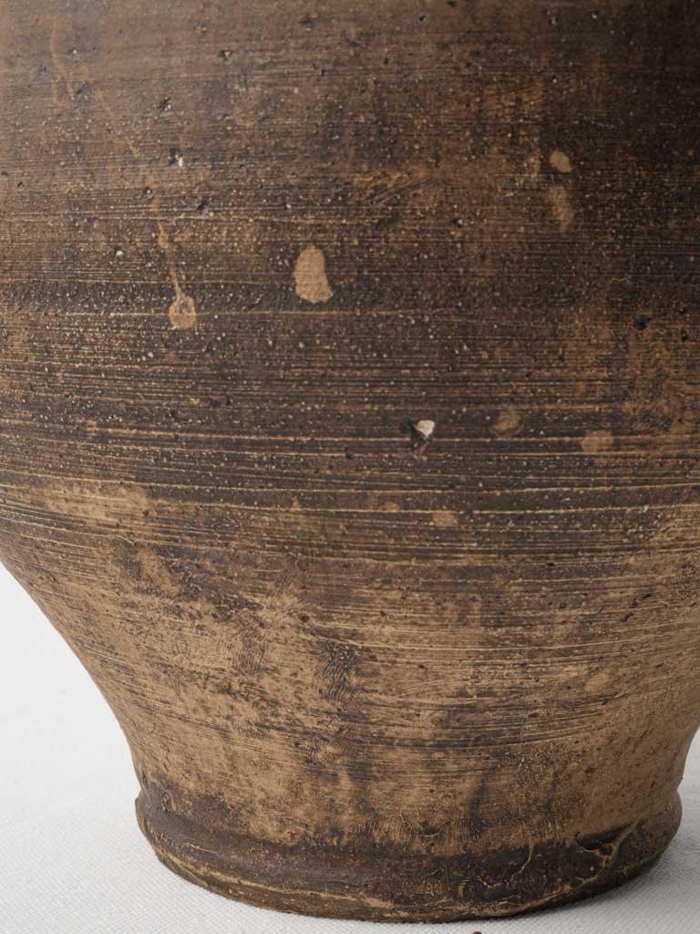 Organic textured antique pot