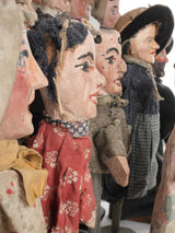Authentic painted Lyon puppet troupe