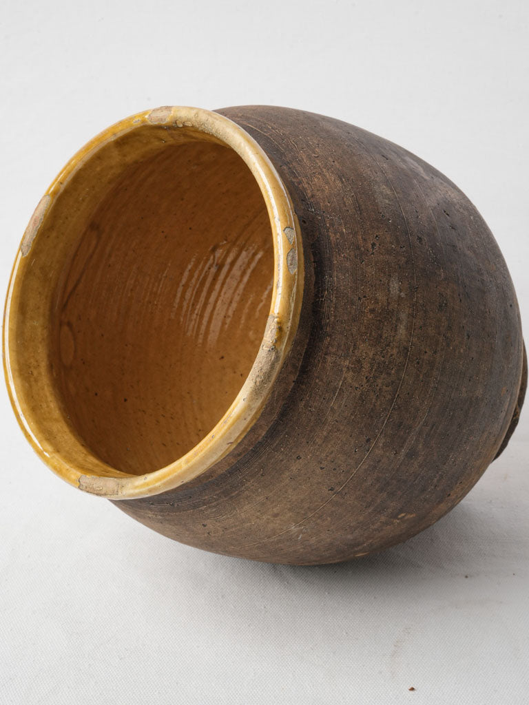 Traditional earthenware decorative jar