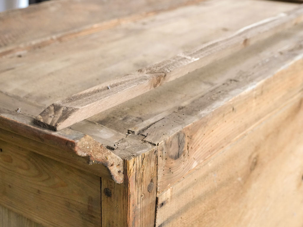 Light pine antique sideboard