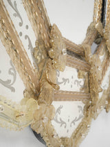 Exquisite Venetian floral embellished wall mirror