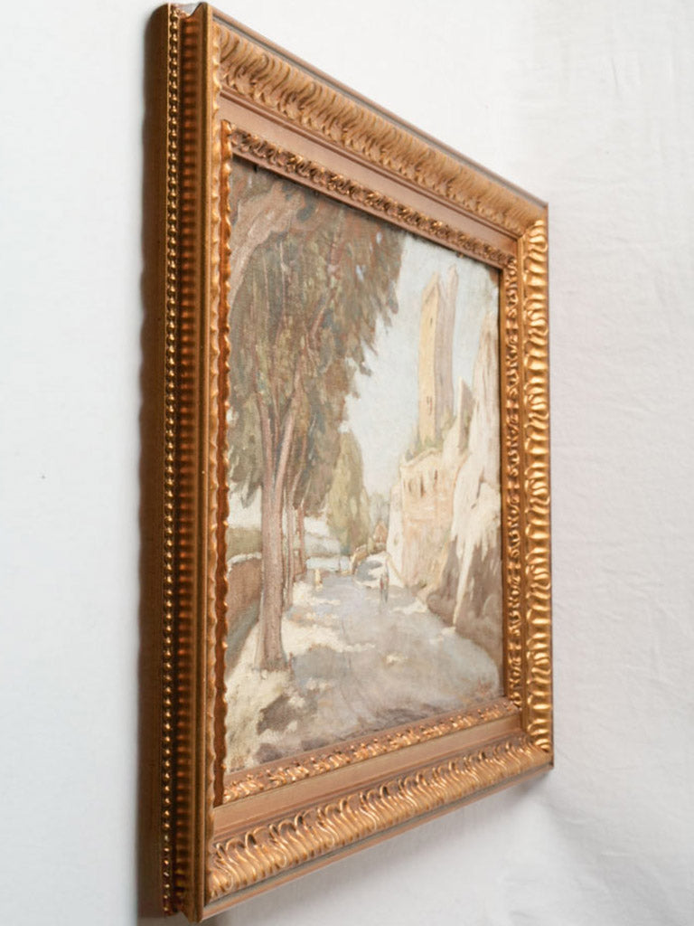 Elegant oil painting creation