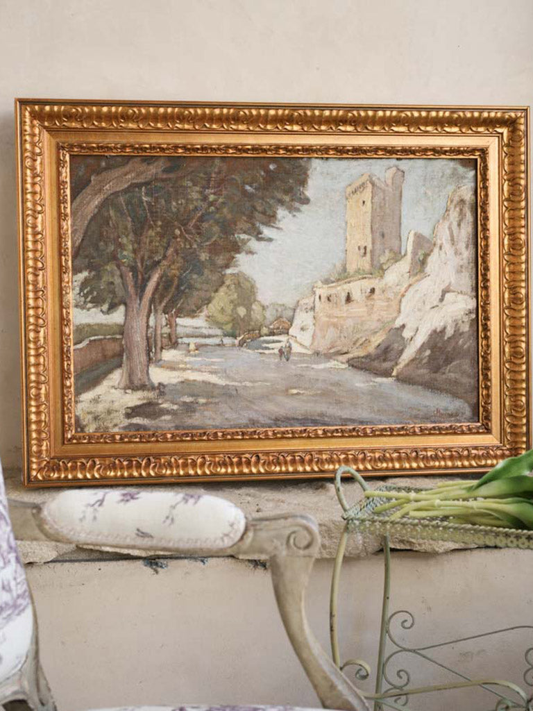 Early 20th-century canvas piece