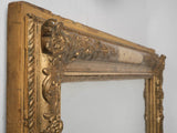 Stylish Aix-en-Provence antique gilded mirror
