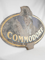 Very large Commodore sign from a pub 63"