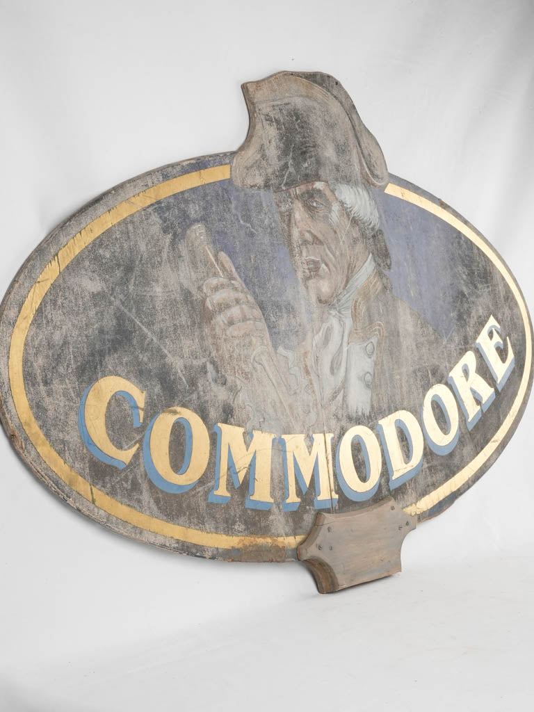 Very large Commodore sign from a pub 63"