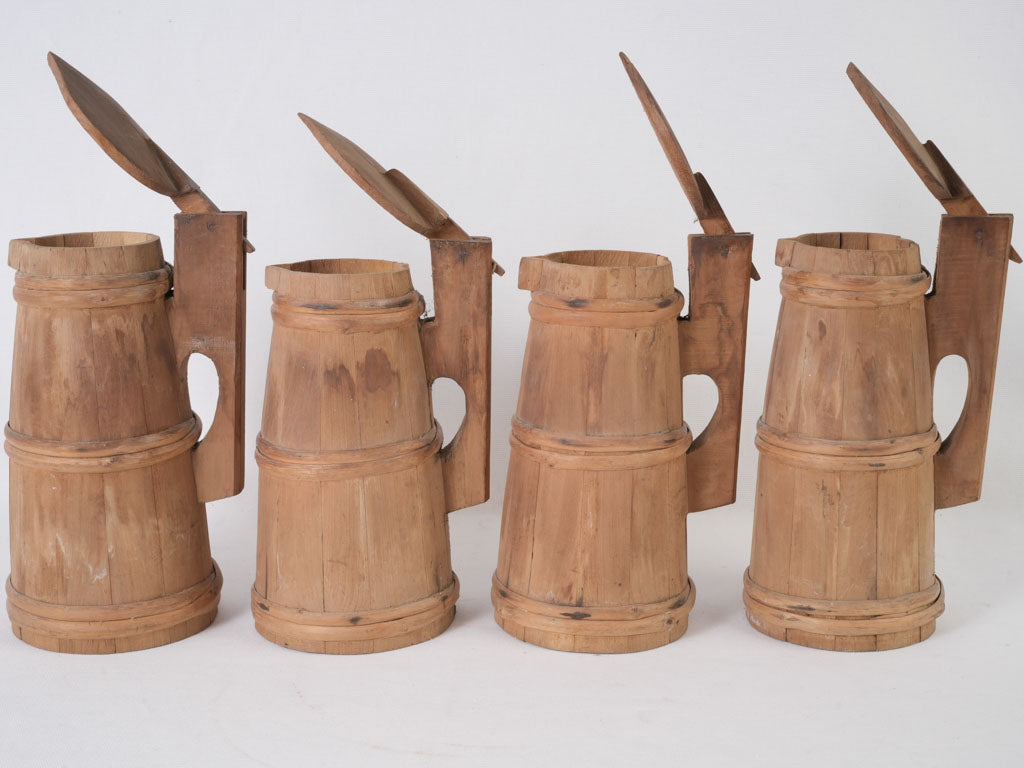 Authentic Antique Folk Art Pitchers