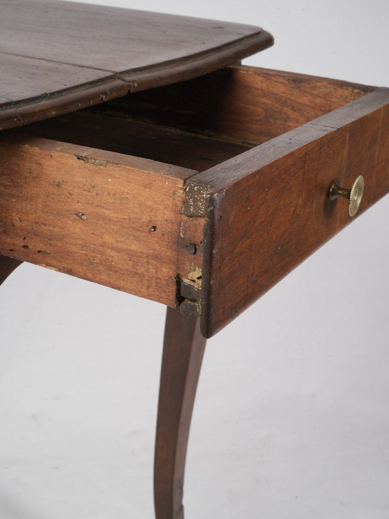 Petite 18th Century French Provincial Walnut Side Table - 22¾" x 18"