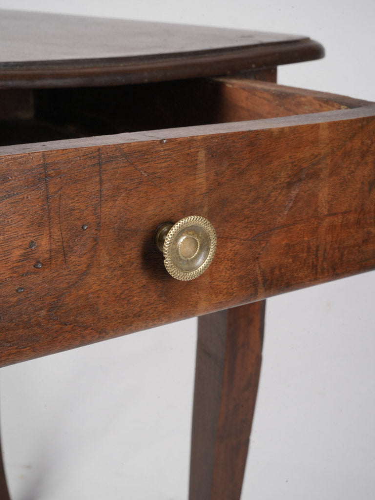 Petite 18th Century French Provincial Walnut Side Table - 22¾" x 18"