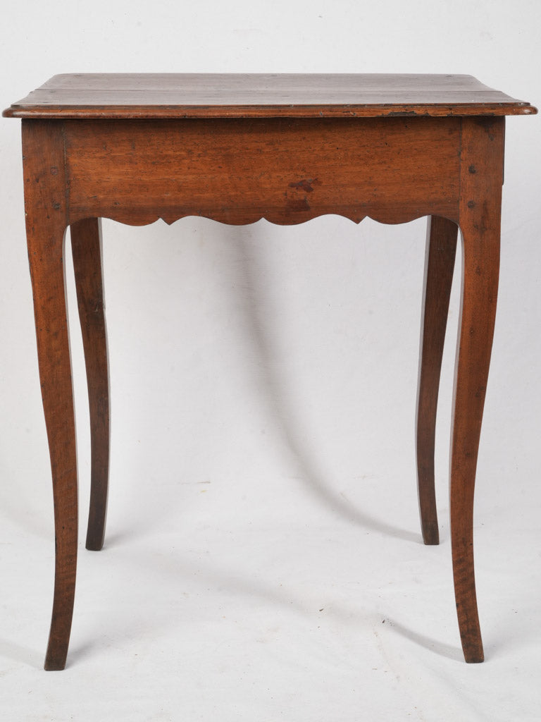 Petite 18th Century French Provincial Walnut Side Table - 22¾" x 18"
