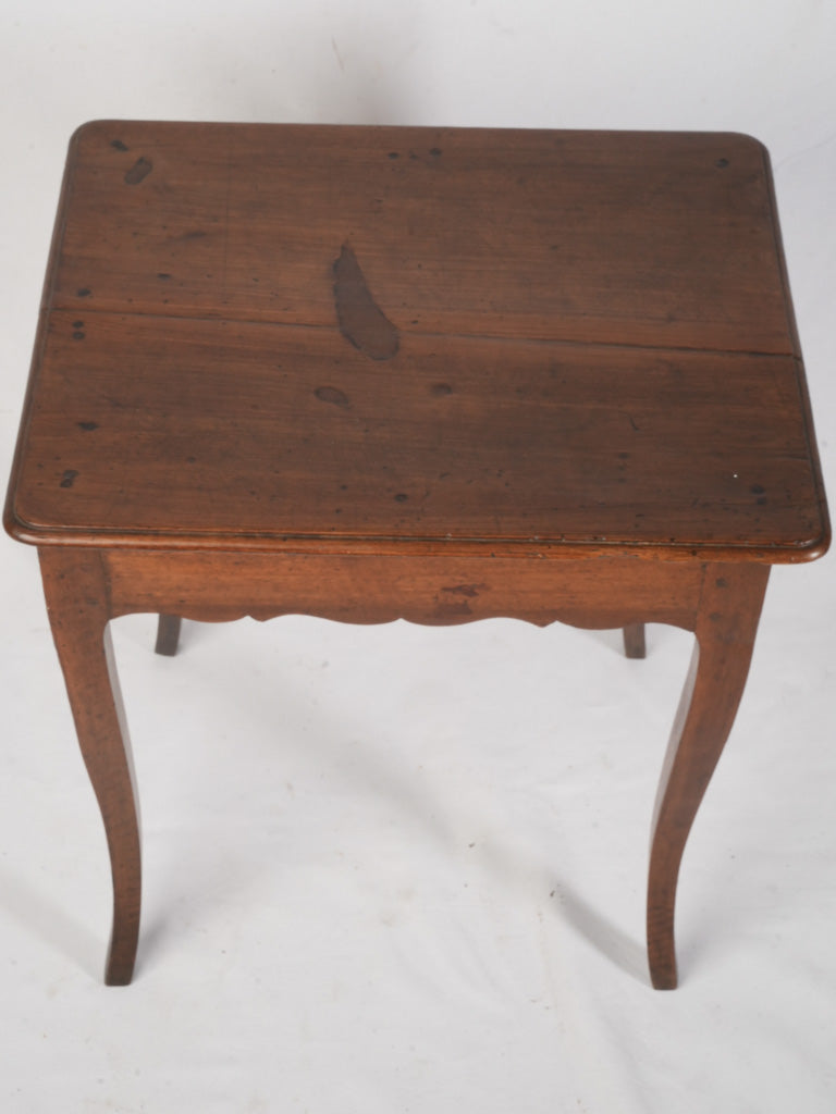 Petite 18th Century French Provincial Walnut Side Table - 22¾" x 18"