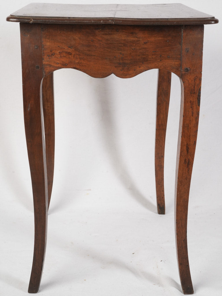 Petite 18th Century French Provincial Walnut Side Table - 22¾" x 18"