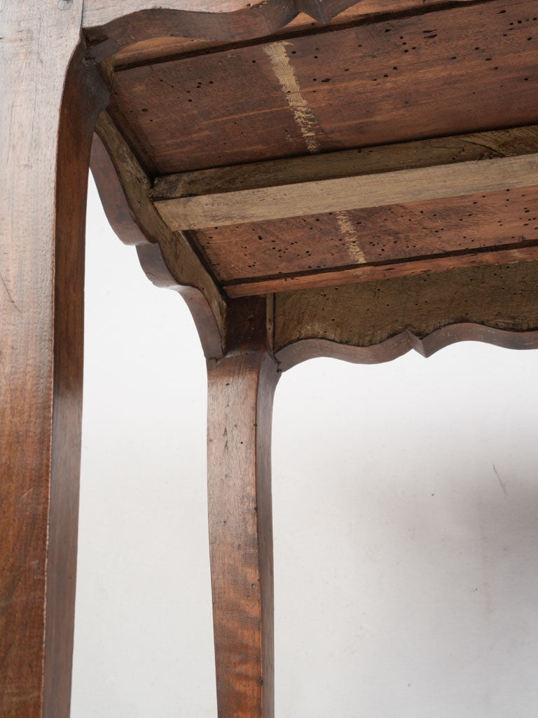 Petite 18th Century French Provincial Walnut Side Table - 22¾" x 18"