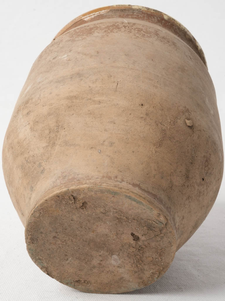 Large Unglazed Antique Confit Pot - 8¼"