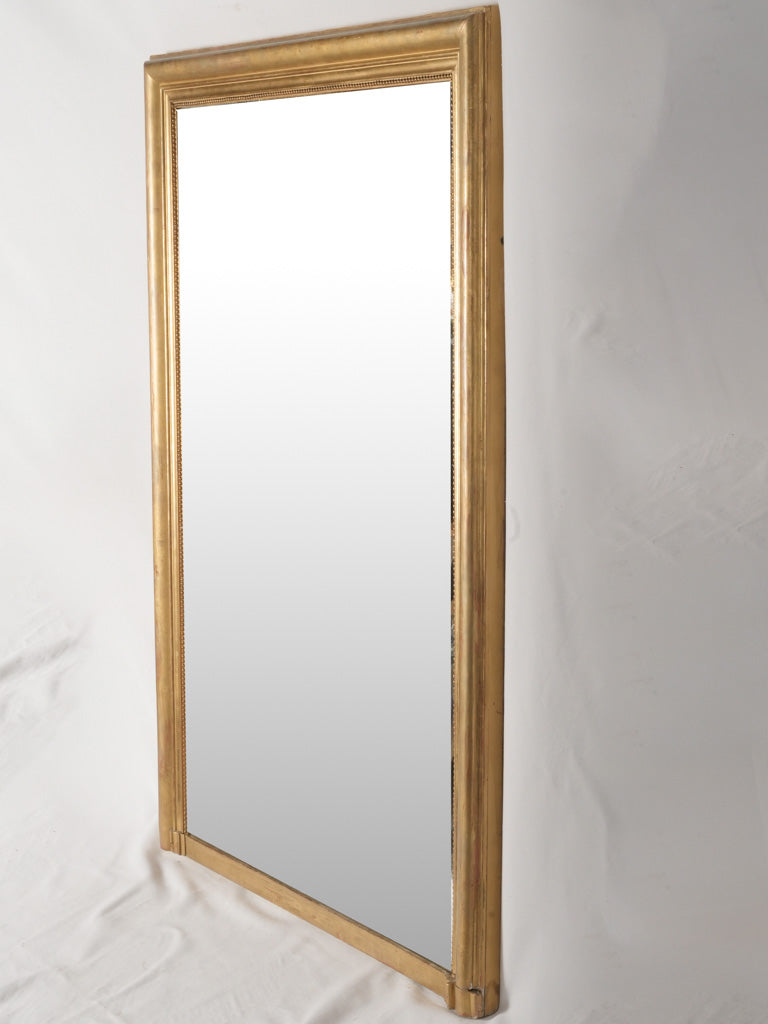 Stylish Large Gilded Wood Mirror