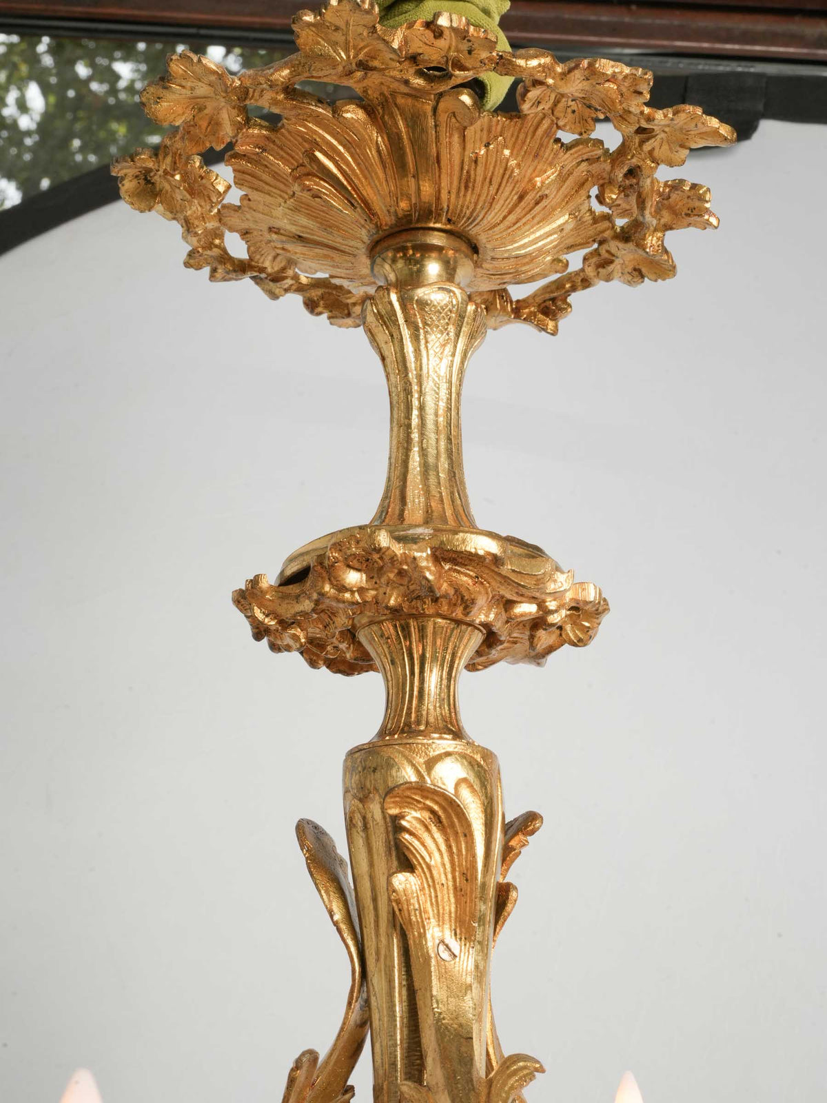 Antique Rococo-Style Gilt-Bronze Eighteen-Light Chandelier - 32¼" x  26¾"