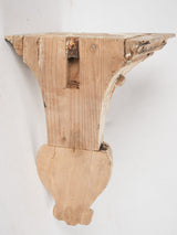 Sculpted wooden wall bracket console 14¼"