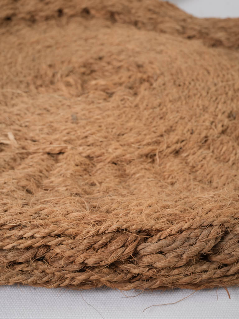 Natural tan rustic coir mats