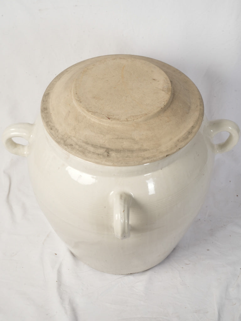 Sculptural large earthenware container