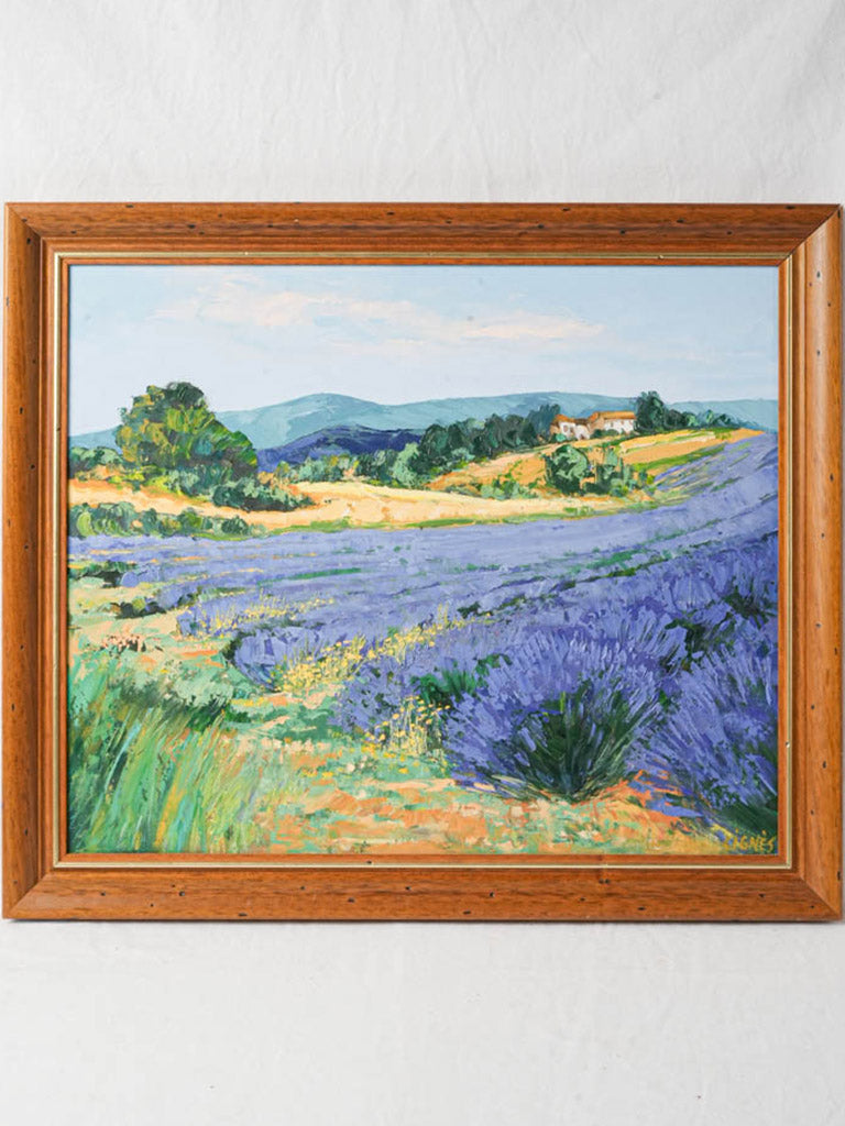 Vibrant contemporary oil painting canvas
