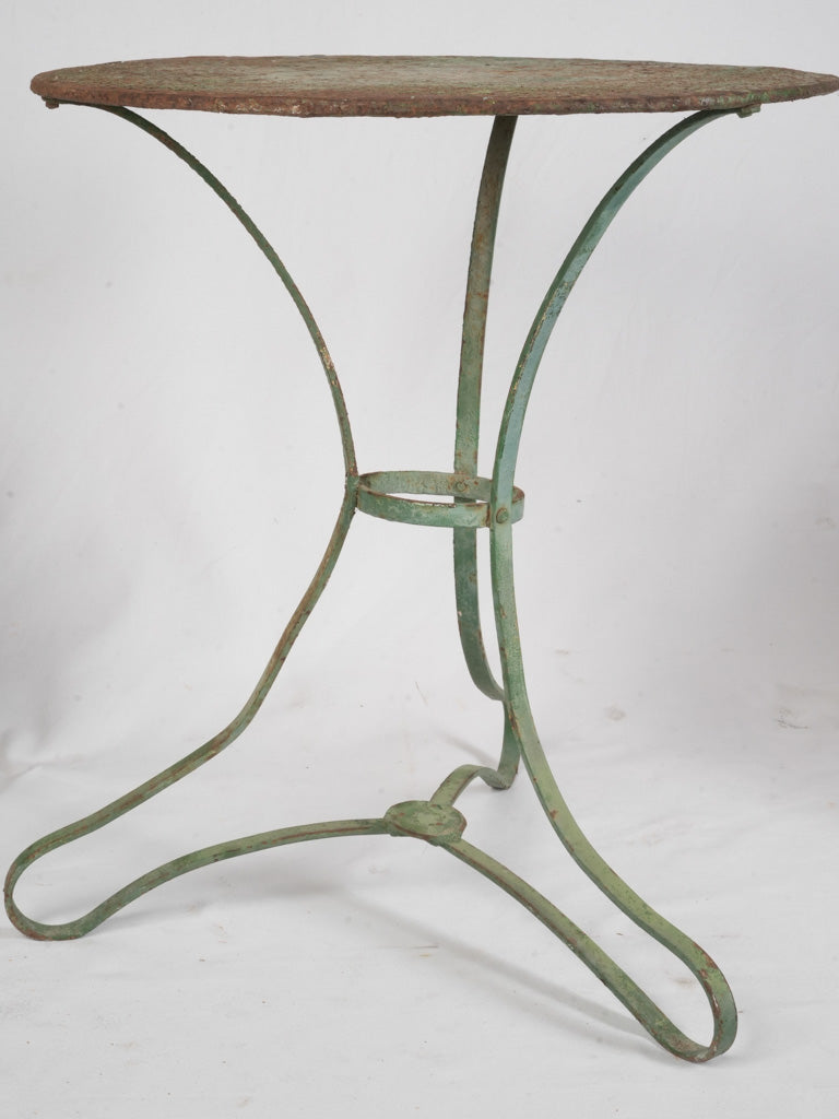 Petite French Napoleon III Garden Suite w/ Twisted Wrought-Iron Chairs