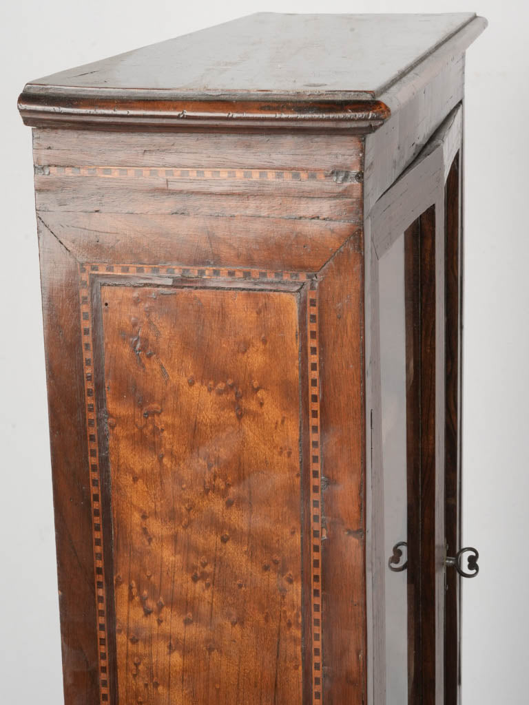 Warm patina walnut bookcase  