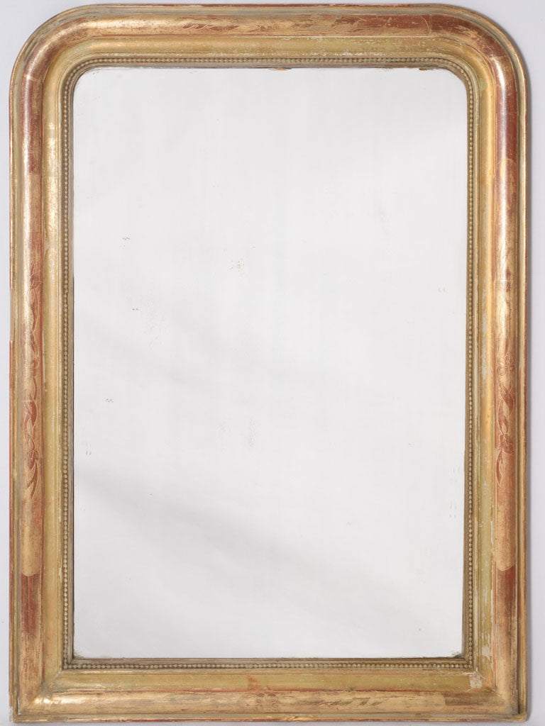Antique French gilded Louis Philippe mirror