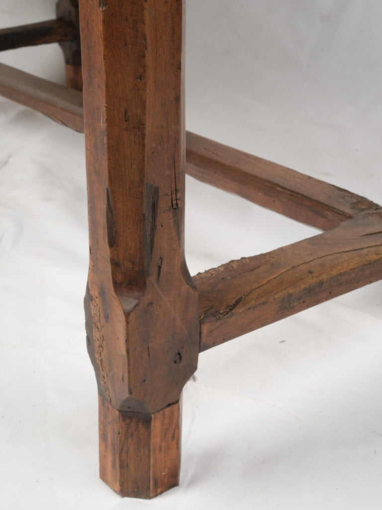 Enduring walnut console table  