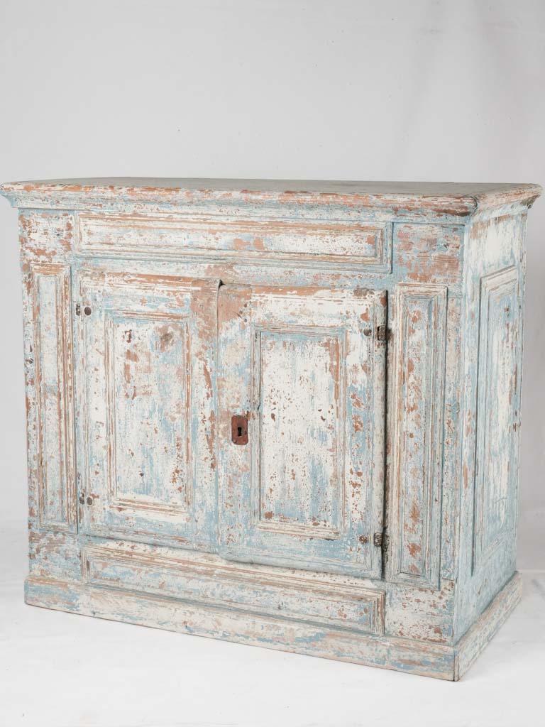 19th century French buffet w/ blue patina 43"