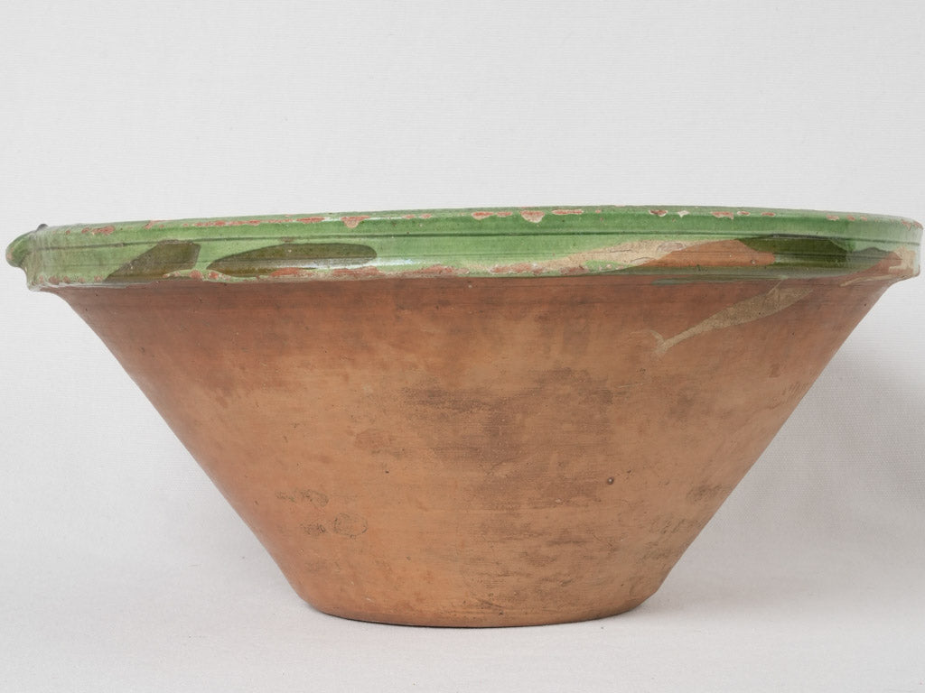 Vintage green-washed French tian