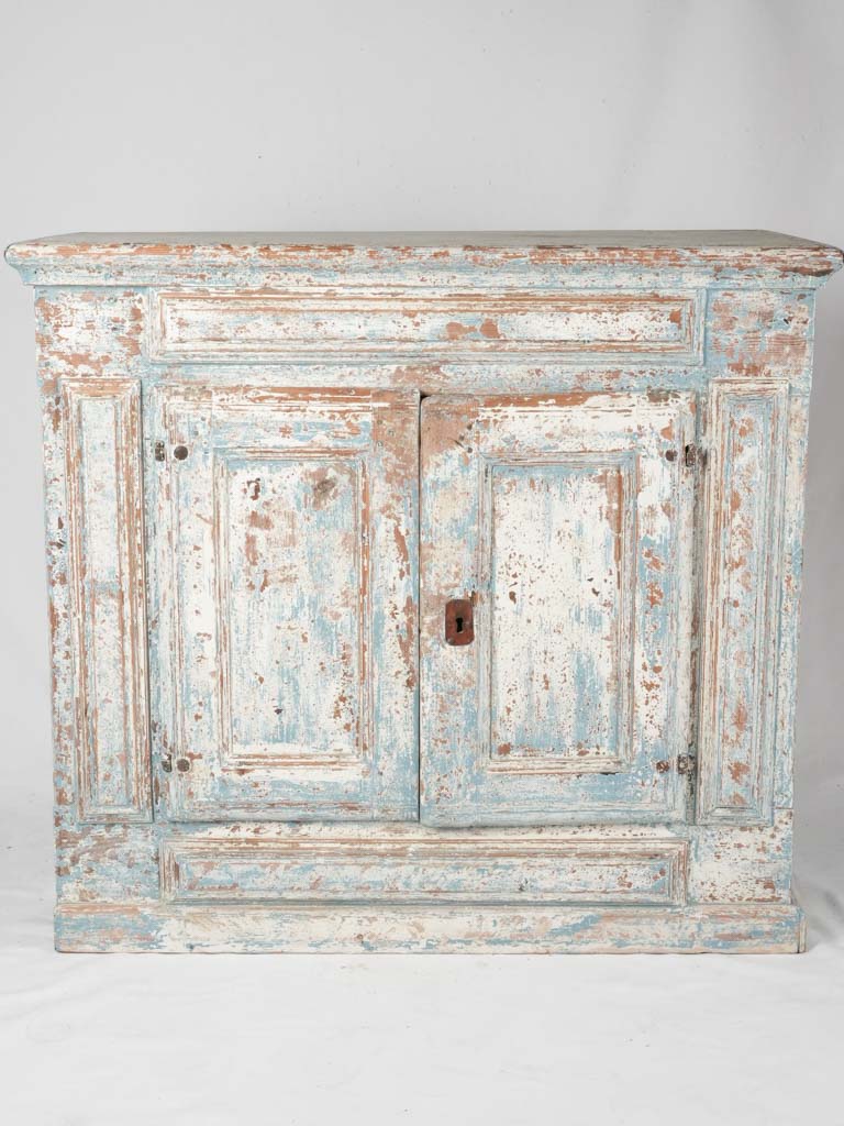 19th century French buffet w/ blue patina 43"