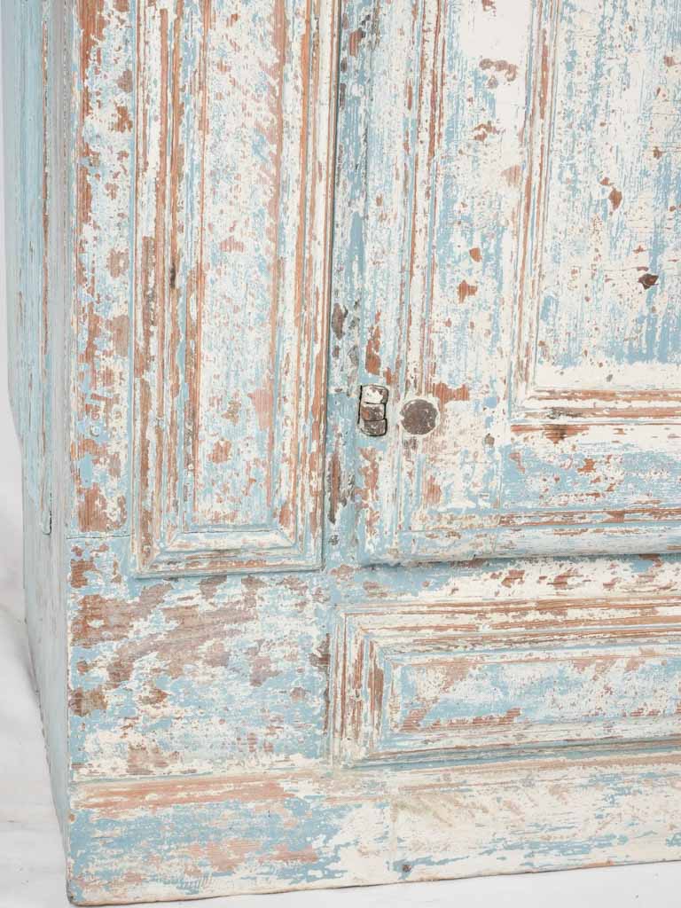 19th century French buffet w/ blue patina 43"