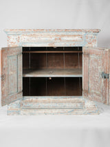 19th century French buffet w/ blue patina 43"