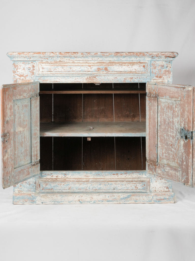 19th century French buffet w/ blue patina 43"