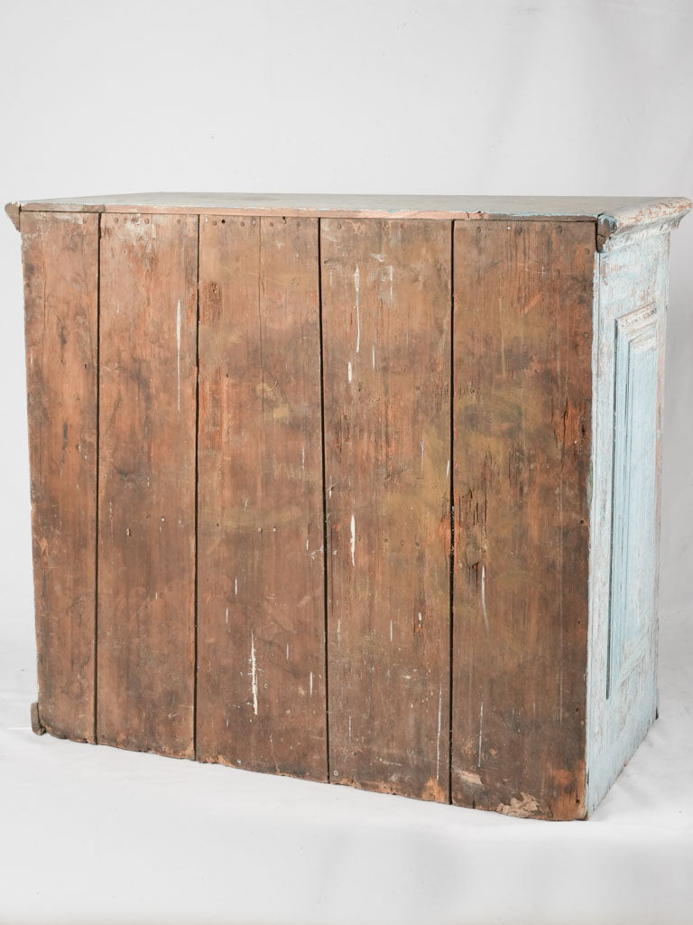 19th century French buffet w/ blue patina 43"