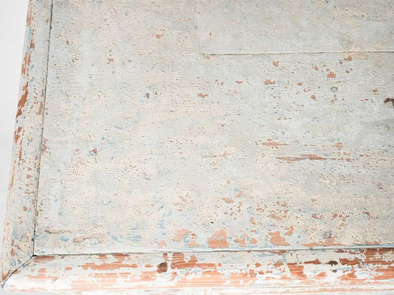 19th century French buffet w/ blue patina 43"