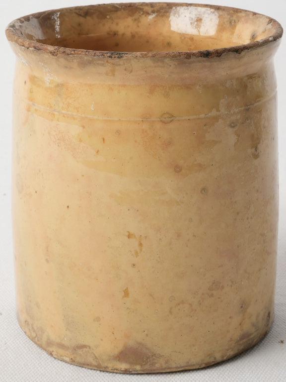 Ochre glazed kitchen utensil holder  
