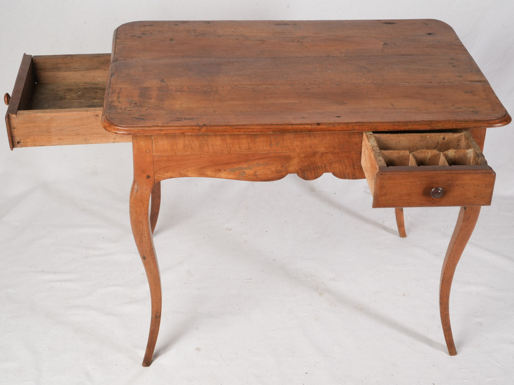 18th Century French Provincial Cherrywood Side Table - 36½" x 24¾"