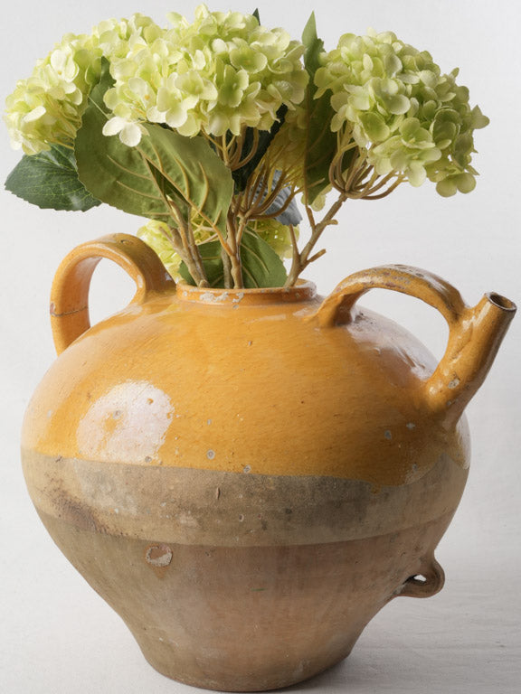 Vibrant glazed water jug