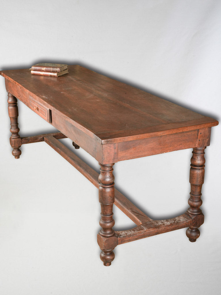 Timeless Antique French Walnut Convent Refectory Table - 78¾" x 28"