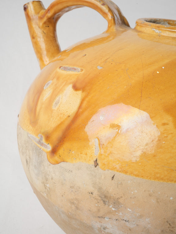 Natural terracotta vase
