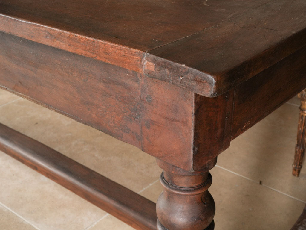Timeless Antique French Walnut Convent Refectory Table - 78¾" x 28"