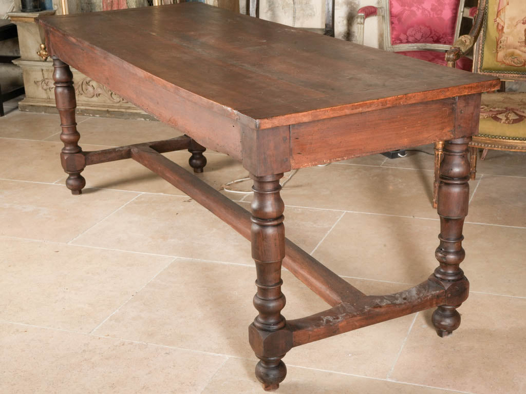 Timeless Antique French Walnut Convent Refectory Table - 78¾" x 28"