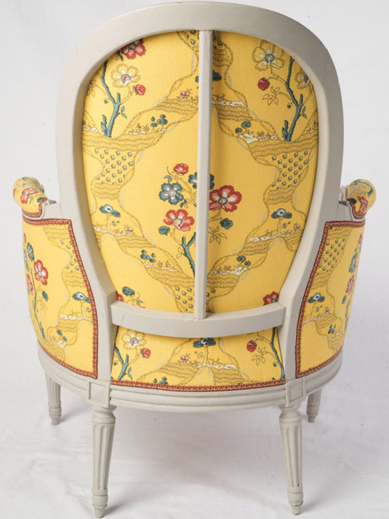 Vintage painted beech wood chair