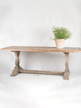 Antique French oak dining table 86½" x 31½"