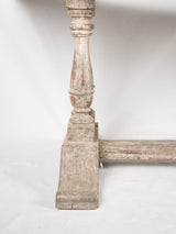 Antique French oak dining table 86½" x 31½"