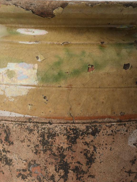 Aged Provencal kitchen vessel
