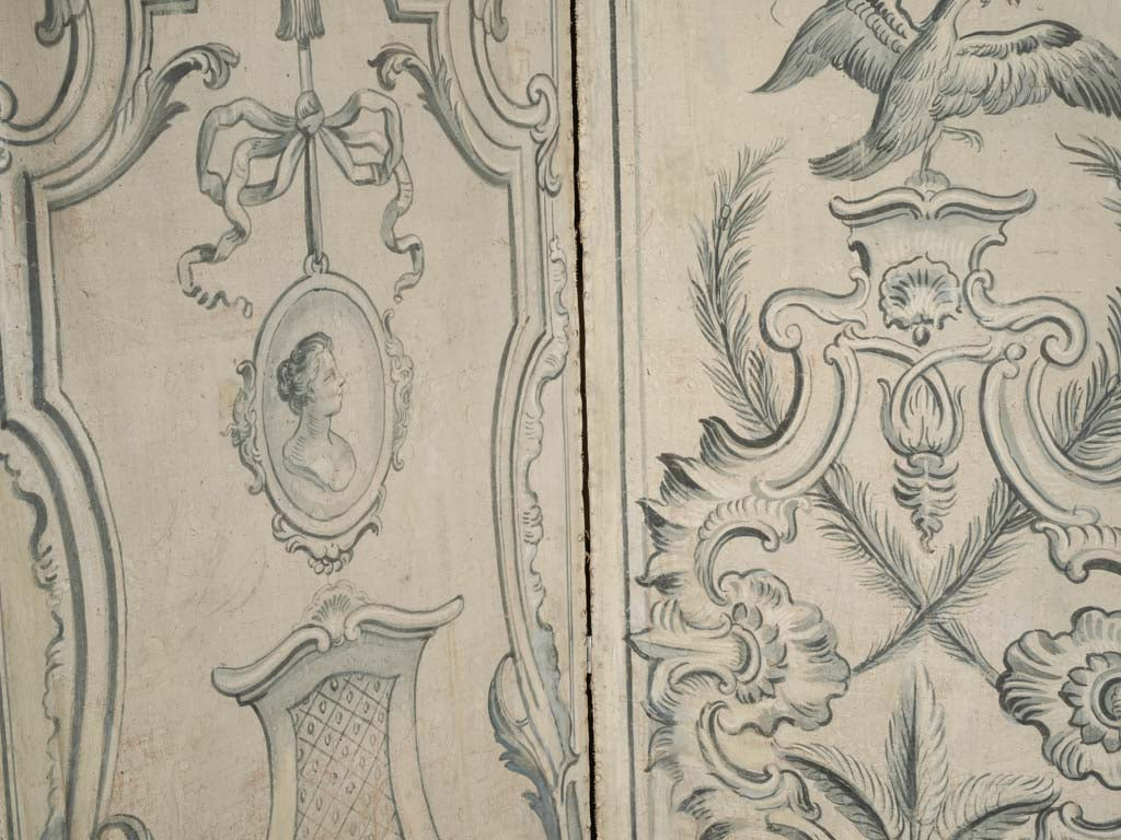Transitional late Baroque panel