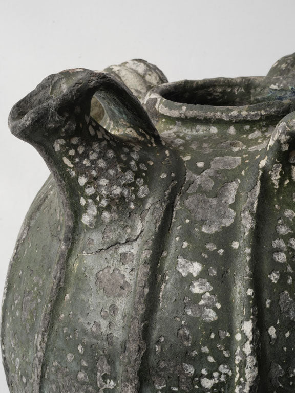 Handsome glazed walnut oil jar